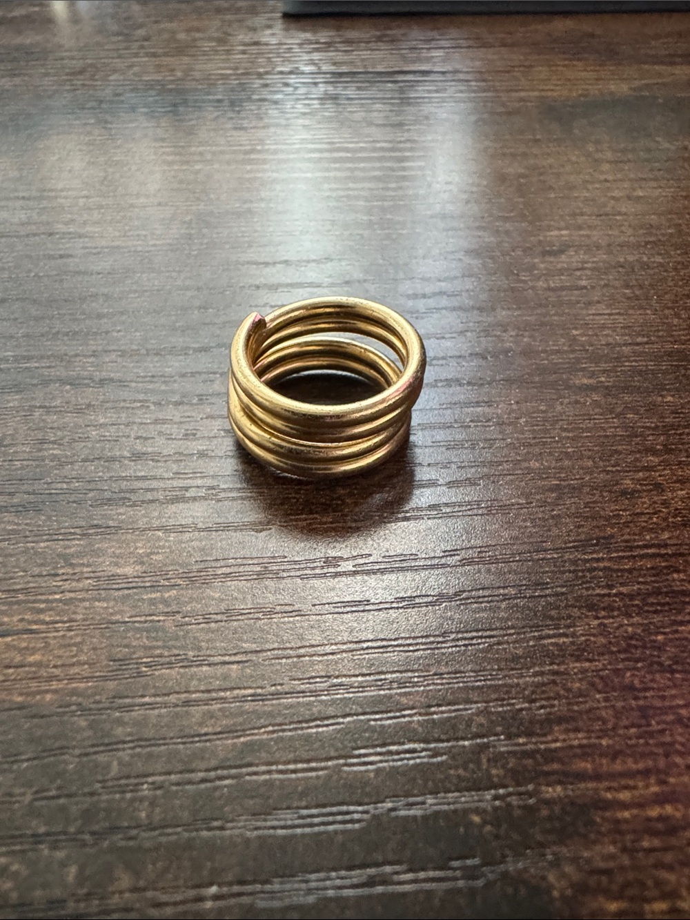 Gold-Tone Stacked Band Ring - Women Jewelry image 2